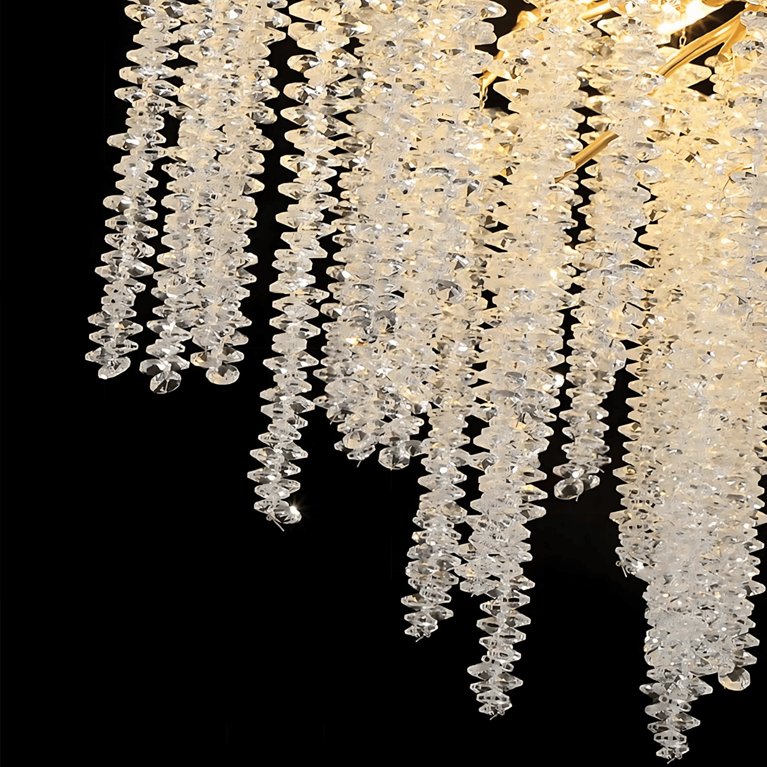 Lampadario DEER in Cristallo con Pendenti Ø60 cm