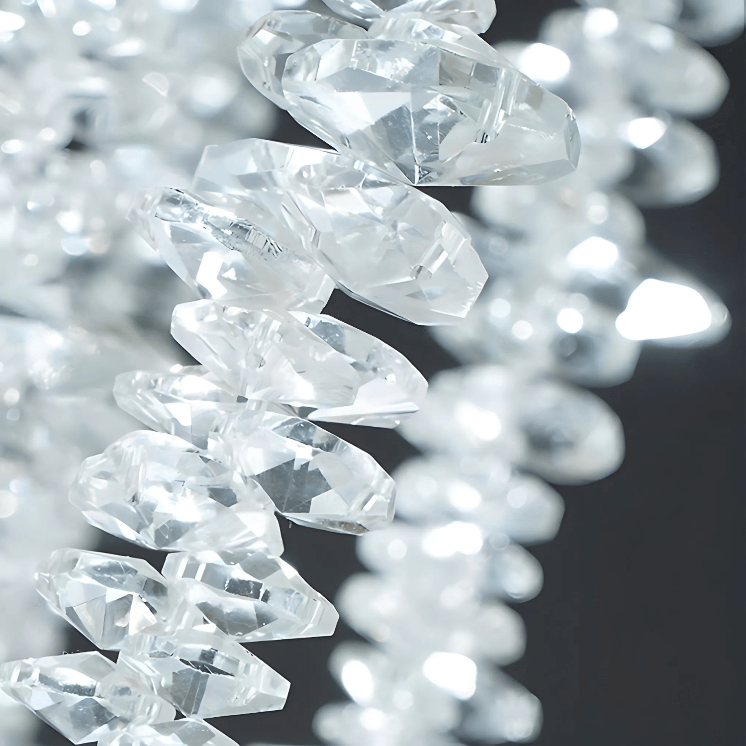 Lampadario DEER in Cristallo con Pendenti Ø60 cm