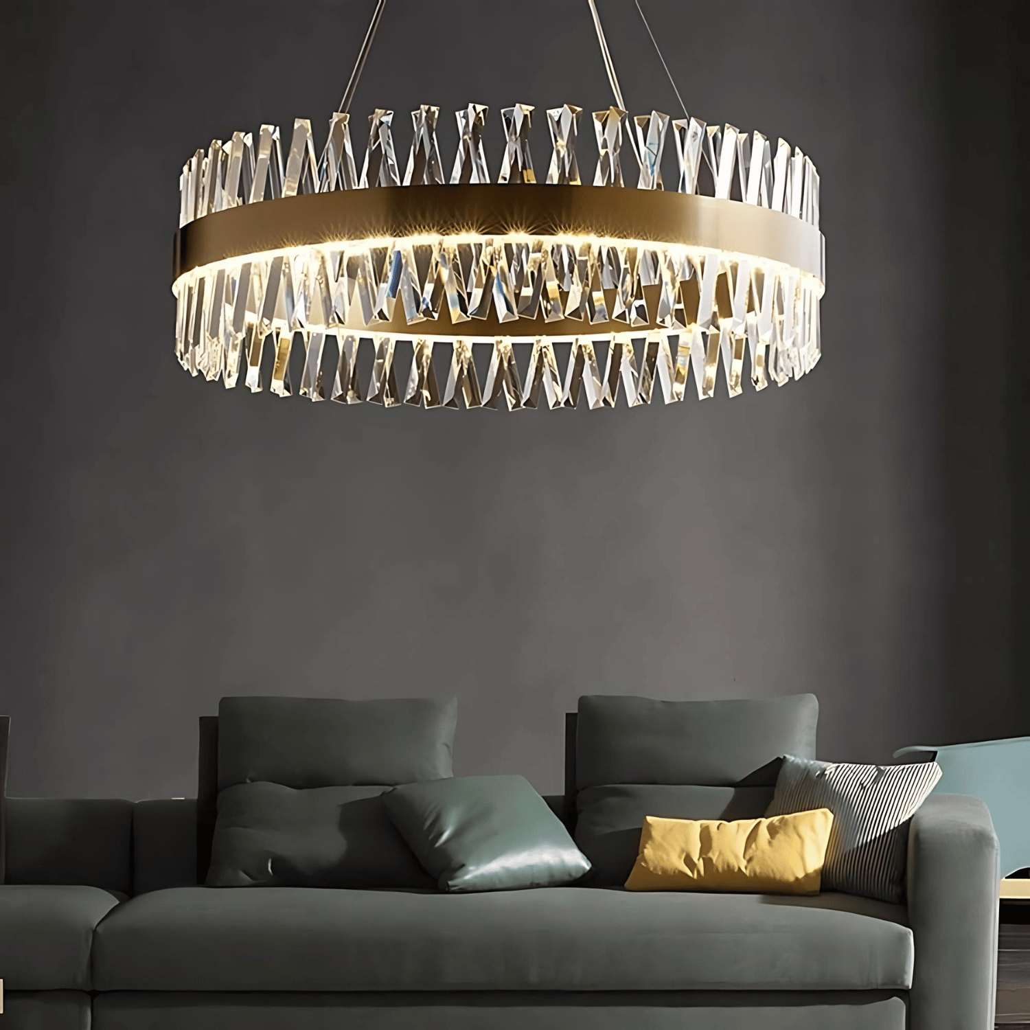 Lampadario in Cristallo Rimini Ø60 cm