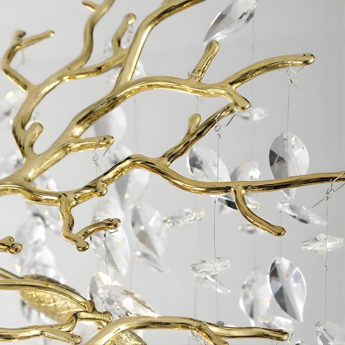 Lampadario Rami di Cristallo Ø60cm