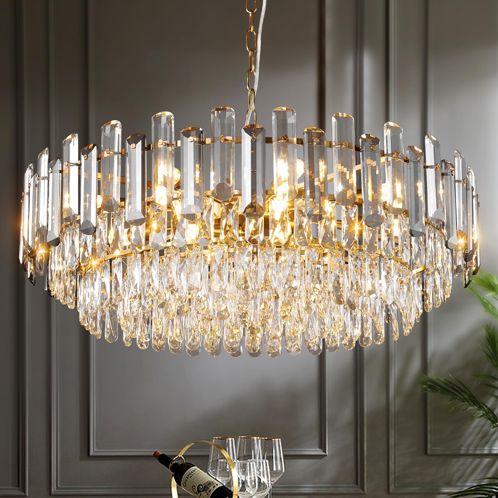Lampadario Crystal ∅60cm