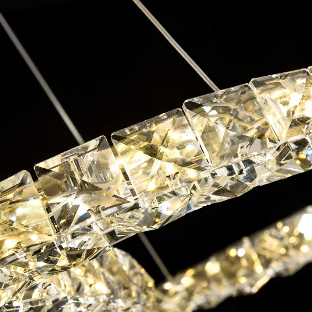 Lampadario Chanel CC Pendente in Cristallo