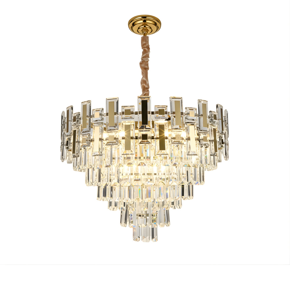 Lampadario in cristallo Golden Ø60cm