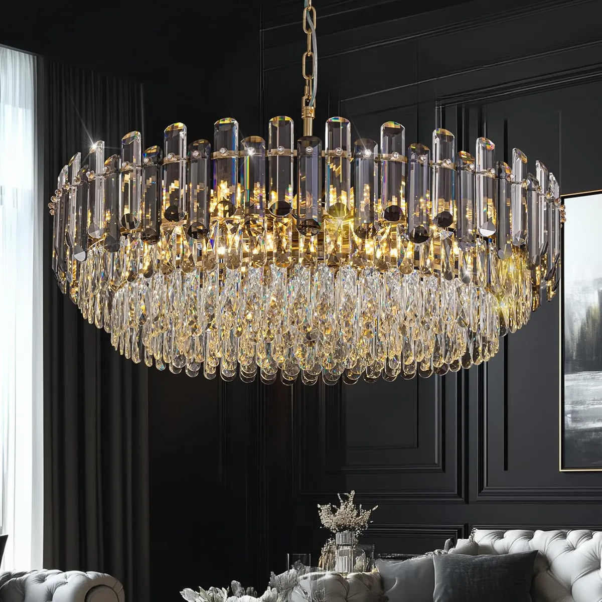 Lampadario Crystal ∅60cm