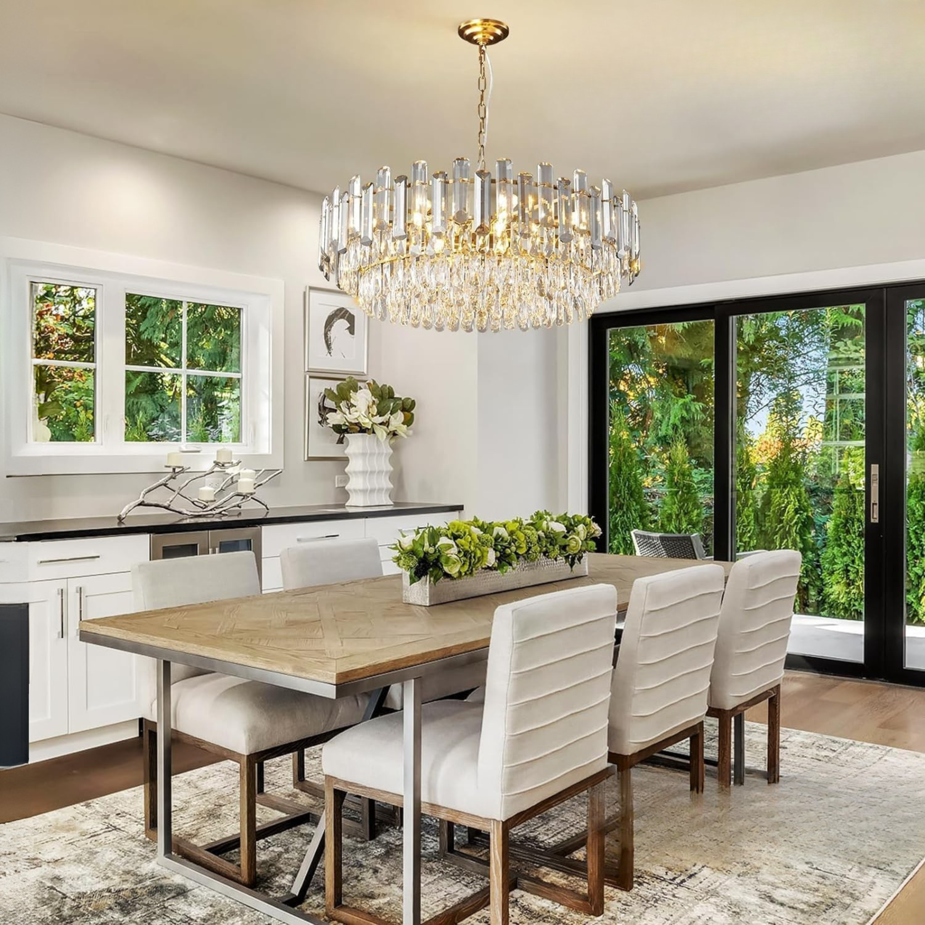 Lampadario Crystal ∅60cm